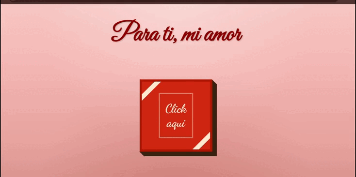 Caja de Chocolates de Amor